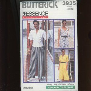 Misses Petite Top & Pants Butterick Pattern 3935 Vintage Essence Collection